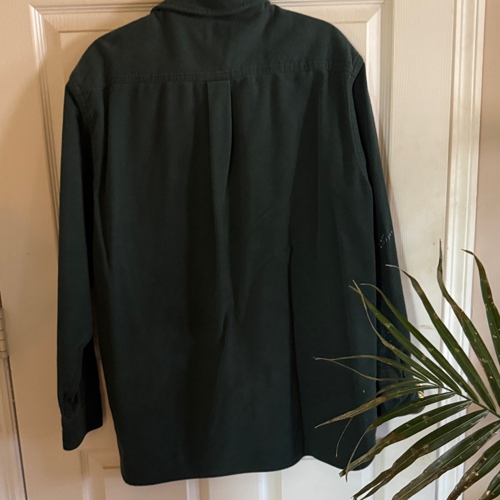 Eddie Bauer Men's Forest Green Shirt Jacket - Picture 3 of 3